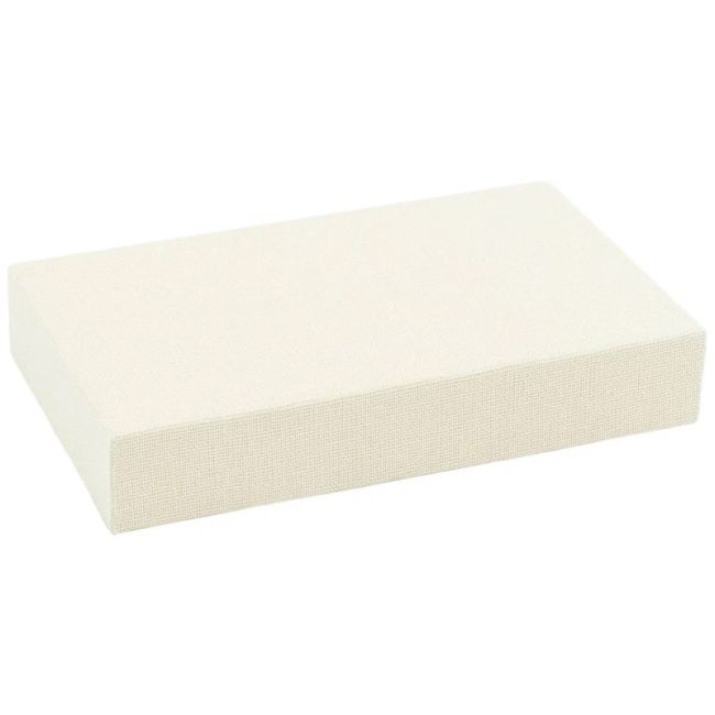 Présentoir universel pour bijoux gainé de lin beige EL-8-BE