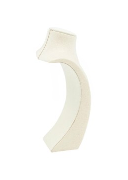 Expositor forrado en lino beige para collar o colgante de joyería, bisutería y joyas EL-9-BE