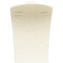 Met linnen bekleed display voor kettingen of hangers, beige EL-9-BE