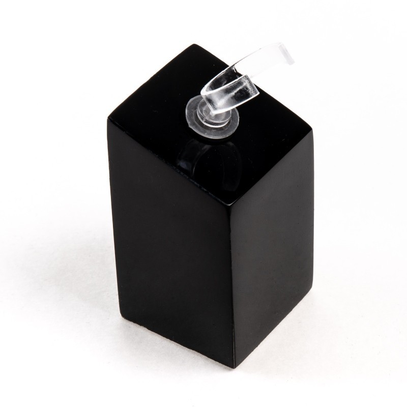 Expositor negro de madera lacada para anillo de joyería bisutería y joyas ML-2-B