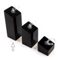 Espositore in legno laccato per anello, nero ML-3-N