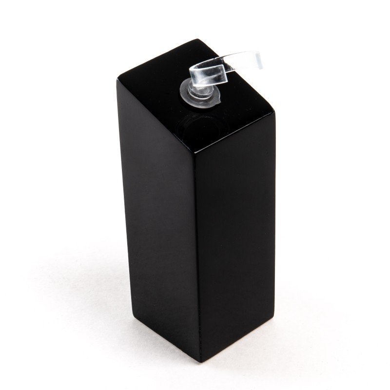 Expositor negro de madera lacada para anillo de joyería bisutería y joyas ML-3-N