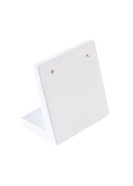 Expositor blanco de madera lacada para pendientes de joyería bisutería y joyas ML-5-B