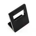 Lacquered wood earring display, black ML-6-N