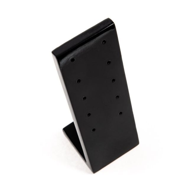 Espositore in legno laccato per orecchini, nero ML-7-N