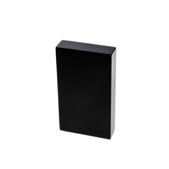 Lacquered wood pendant display, black ML-9-N