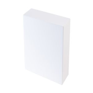 Blocco espositore in legno laccato per ciondolo, bianco ML-11-B