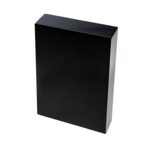 Schwarzes Anhänger-Display aus lackiertem Holz ML-11-N
