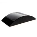 Lacquered wood bracelet display, black ML-12-N