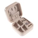 Joyero de viaje rosa para joyería, bisutería y joyas 100x100x55 mm JY-1-RS