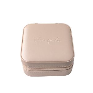 Coffret à bijoux de voyage, rose 100 x 100 x 55 mm JY-1-RS