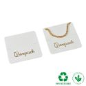Intérieur en carton pour pendentif et bracelet, blanc 65 x 65 mm IC-Z8-C-B