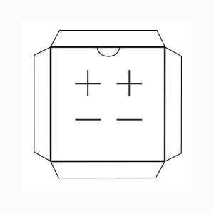 Omega Earring Insert 35 x 35 x 12 mm IC-41-PO-N