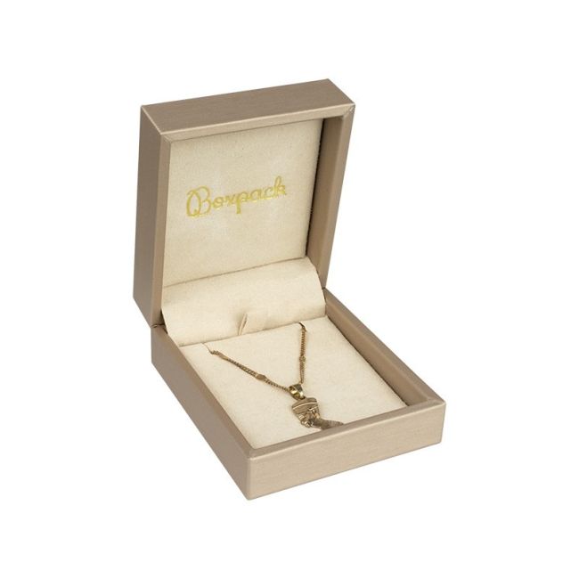 ESTUCHE PARA COLGANTE COLOR CHAMPAGNE 73x84x38 Mm. MT-3-C