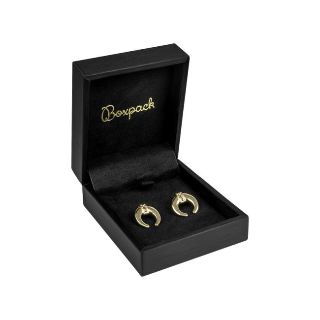 ESTUCHE PARA PENDIENTES COLOR NEGRO 73x84x38 Mm. EB-3-P