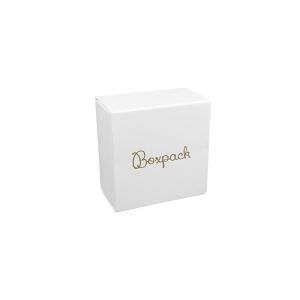 Cardboard ring or earring box, white 65 x 65 x 35 mm PF-1-B