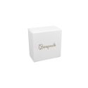 Cardboard ring or earring box, white 65 x 65 x 35 mm PF-1-B