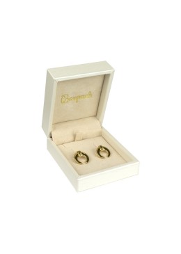 ESTUCHE PARA PENDIENTES COLOR BLANCO ROTO 73x84x38 Mm. WD-3-P