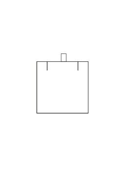 Estuche polipiel para colgante de joyería bisutería joyas color negro EB-5-C