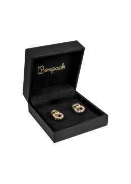 ESTUCHE PARA PENDIENTES COLOR NEGRO 90x90x44 Mm. EB-5-P