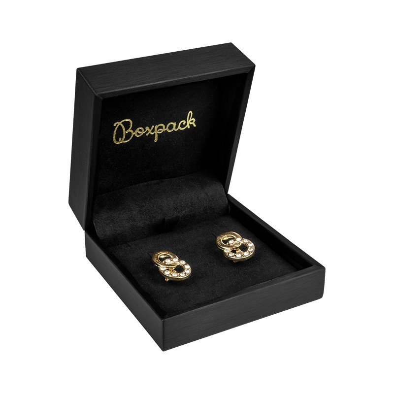 ESTUCHE PARA PENDIENTES COLOR NEGRO 90x90x44 Mm. EB-5-P