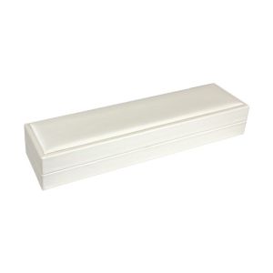 ESTUCHE PARA PULSERA COLOR BLANCO ROTO 220x55x37 Mm. WD-8-PE