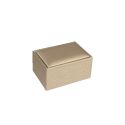 Wedding ring box, champagne 78 x 52 x 42 mm MT-7-A
