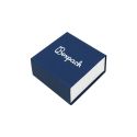 Caja de cartón para pendientes color azul 48x48x23 mm SL-40-A-B