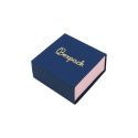 Caja de cartón para pendientes color azul 48x48x23 mm SL-40-A-RS