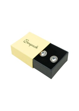 Caja de cartón para pendientes color amarillo 48x48x23 mm SL-40-AM-N