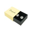 Cardboard earring box, yellow 48 x 48 x 23 mm SL-40-AM-N
