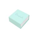 Caja de cartón para pendientes color aguamarina 48x48x23 mm SL-40-AQ-B