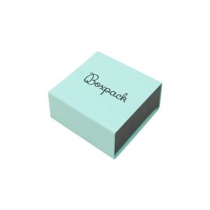Ohrringschachtel aus Karton in Aquamarin 48 x 48 x 23 mm SL-40-AQ-N
