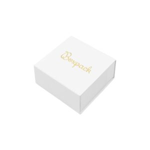 Caja de cartón para pendientes color blanco 48x48x23 mm SL-40-B-B