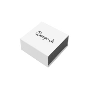 Caja de cartón para pendientes color blanco 48x48x23 mm SL-40-B-N