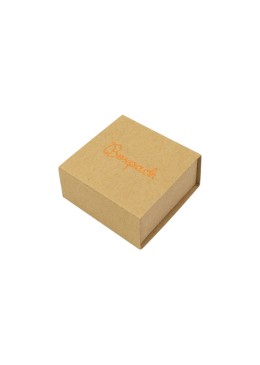 Caja de cartón para pendientes color kraft 48x48x23 mm SL-40-K-K