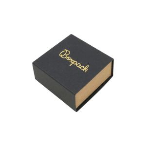 Caja de cartón para pendientes color negro 48x48x23 mm SL-40-N-K