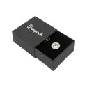 Caja de cartón para pendientes color negro 48x48x23 mm SL-40-N-N