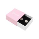 Caja de cartón para pendientes color rosa 48x48x23 mm SL-40-RS-B