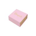 Caja de cartón para pendientes color rosa 48x48x23 mm SL-40-RS-K