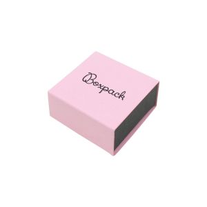 Caja de cartón para pendientes color rosa 48x48x23 mm SL-40-RS-N