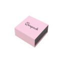 Caja de cartón para pendientes color rosa 48x48x23 mm SL-40-RS-N