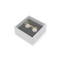 Cardboard earring box, clear 48 x 48 x 23 mm SL-40-TR-B