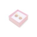Caja de cartón para pendientes color transparente 48x48x23 mm SL-40-TR-RS
