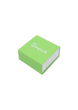 Caja de cartón para pendientes color verde 48x48x23 mm SL-40-VE-B