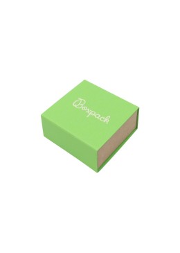 Caja de cartón para pendientes color verde 48x48x23 mm SL-40-VE-K
