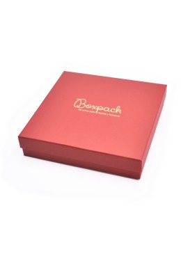 Caja de cartón collar 167x167x33 mm color negro ep-18