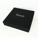 Cardboard necklace or jewelry set box, black 200 x 200 x 40 mm ep-19