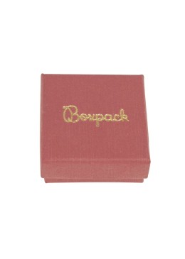 Caja de cartón para pendientes color rojo 50x50x23 mm EP-40-R