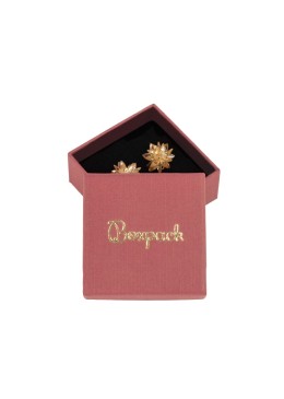 Caja de cartón para pendientes color rojo 50x50x23 mm EP-40-R